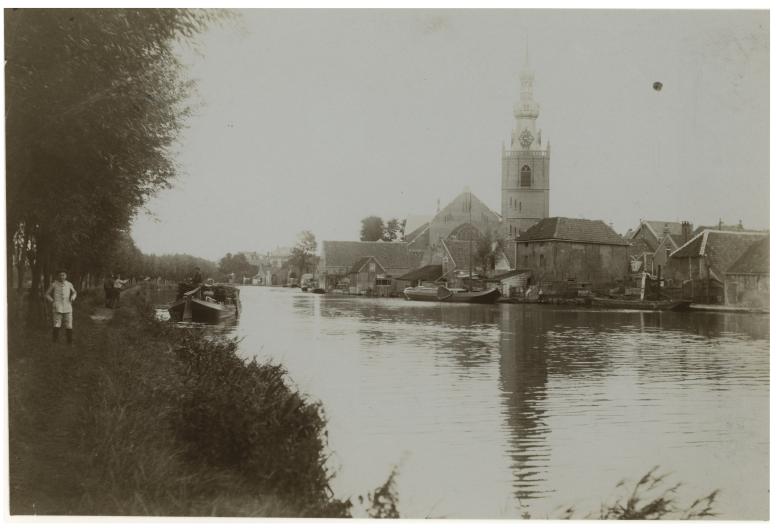 Nederlands Hervormde Kerk Overschie ca. 1900. Anonieme foto. Collectie 4187, nr. 1976-1237