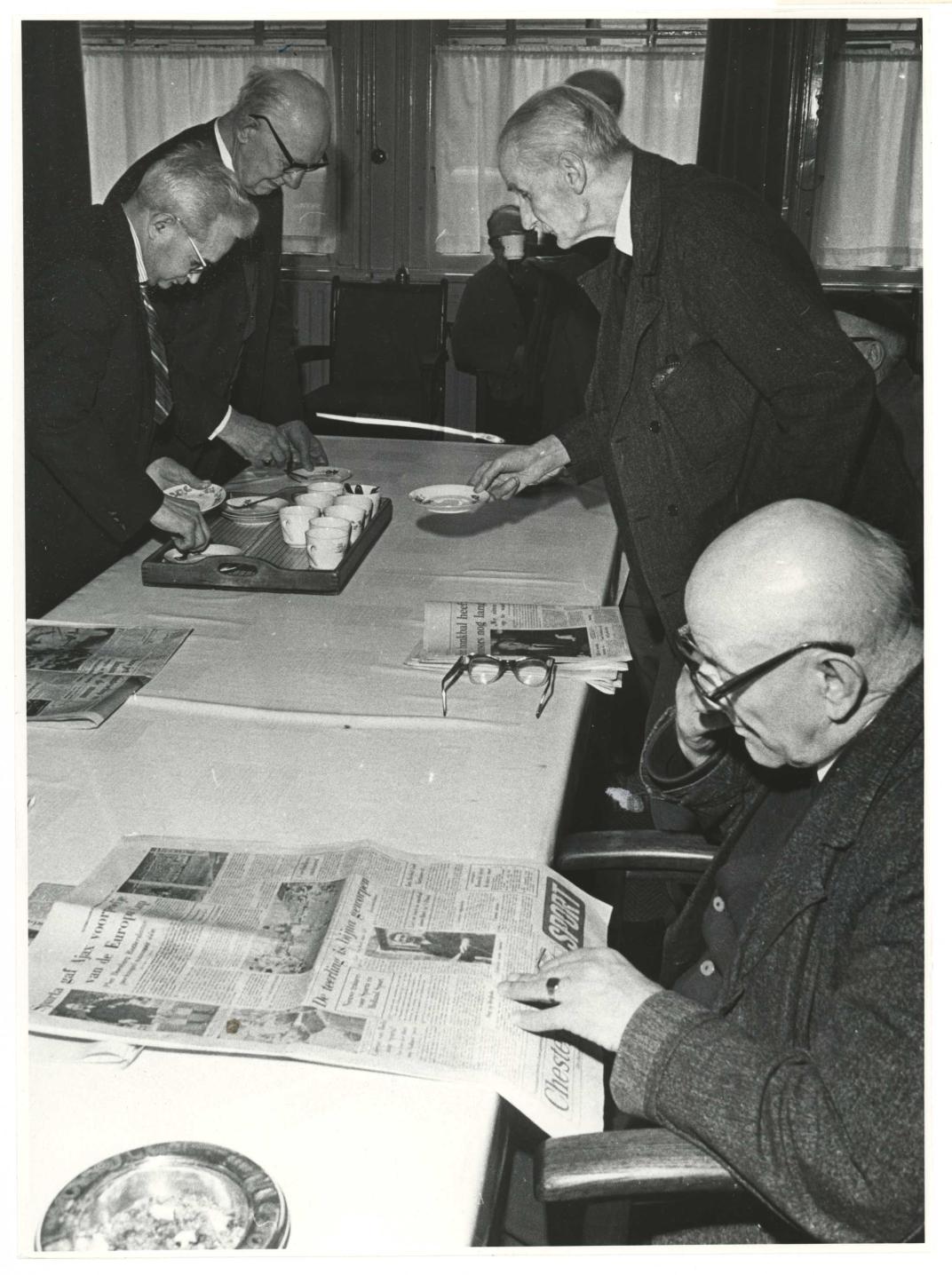 Koffietijd in het Heilige Geesthuis