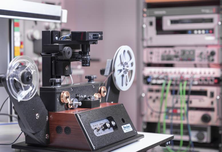 Opnameapparatuur in de beeld- en geluidsstudio