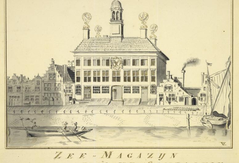 Zee-magazijn van de Oost-Indische Compagnie. 1672. Collectie 4080, documentnummer RISCH-174