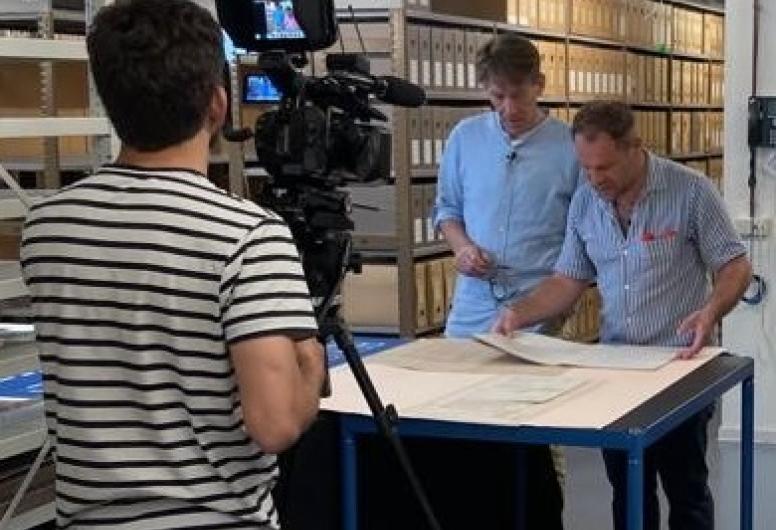 tv-opnames in het archief