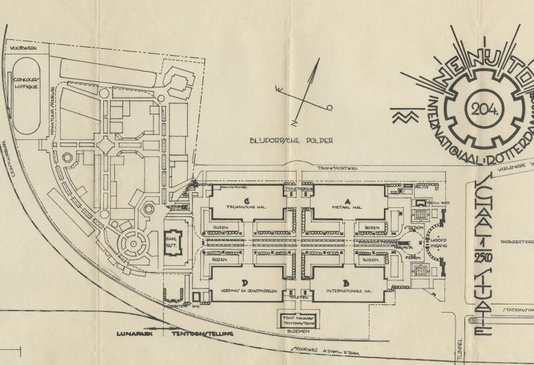 Plattegrond van het terrein
