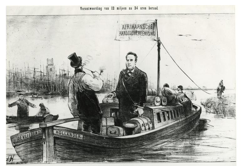 Spotprent over Lodewijk Pincoffs