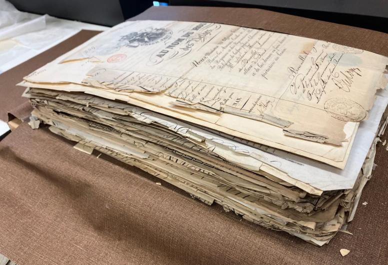 Paspoorten in slechte staat