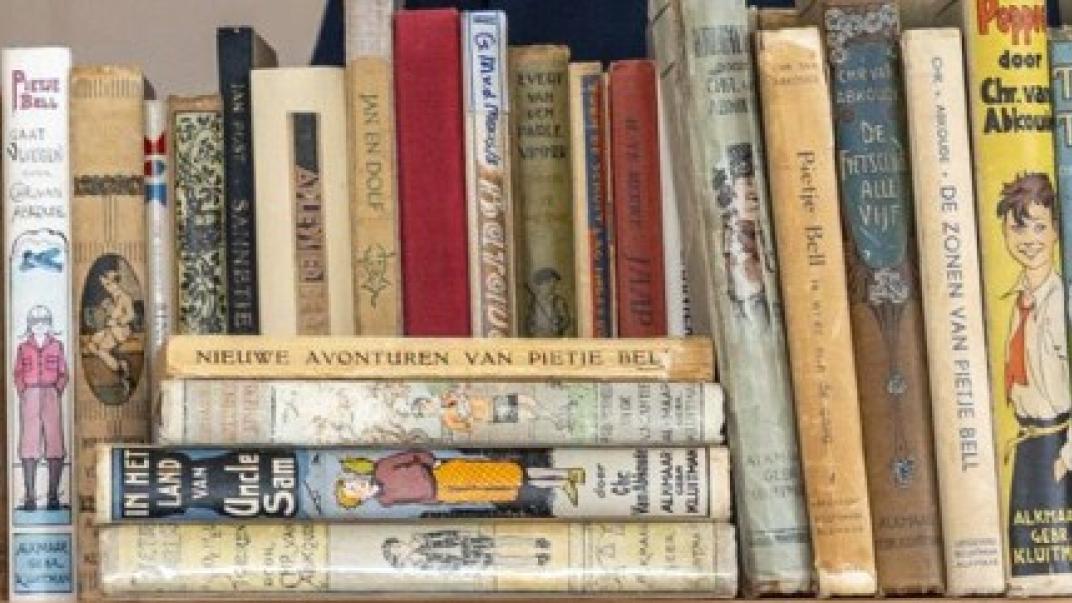 Deel van de kinderboekencollectie